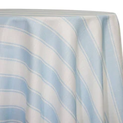 Cabana Stripe Table Linen In Blue / White