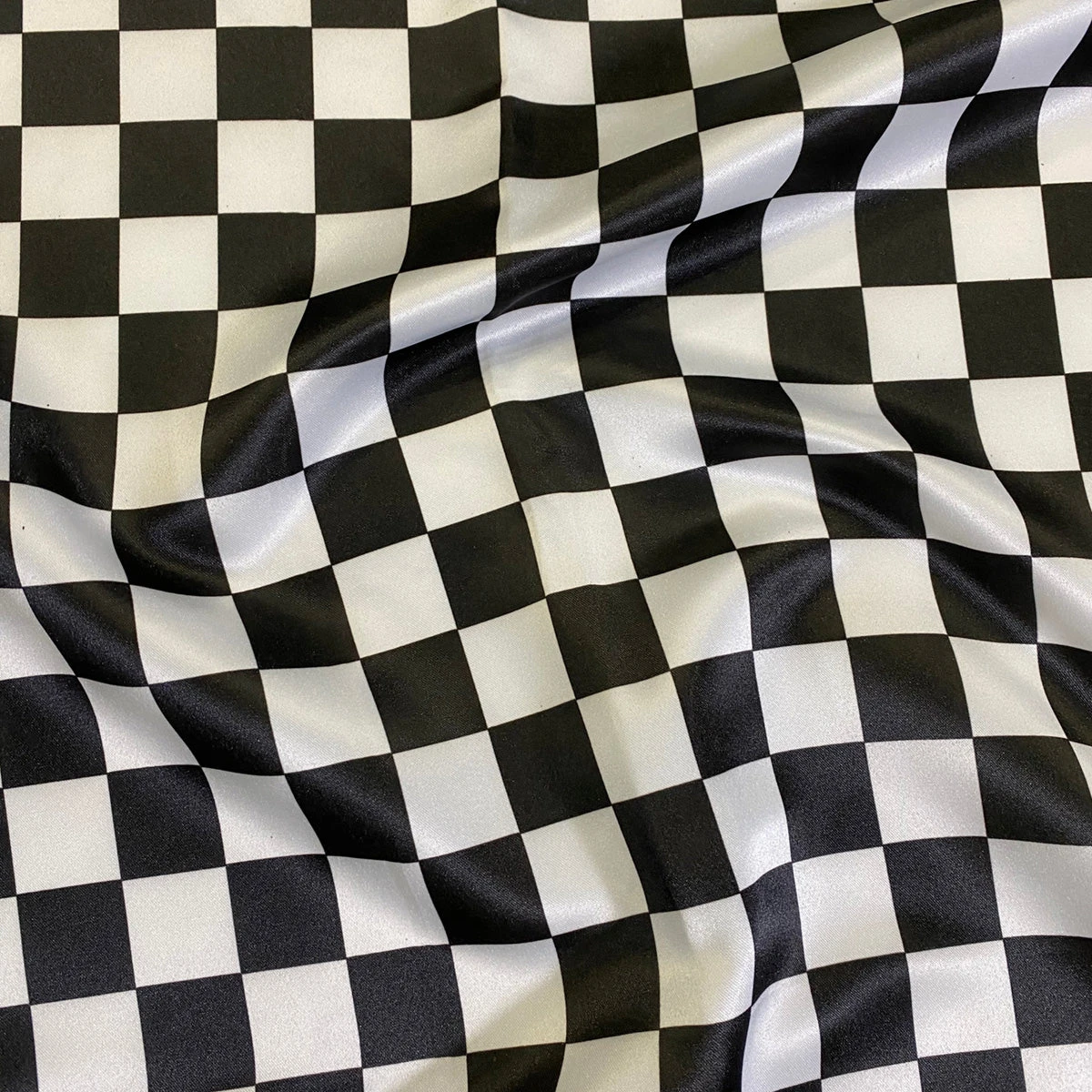 Lamour Prints Table Runner In 1"x1" Checker 3 Lamour Prints Table Runner In 1"x1" Checker - Image 3