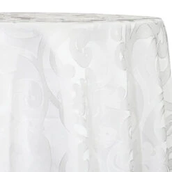 Classic Jacquard Table Linen In Ivory