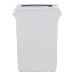 Spandex (Slim Jim) 23 Gallon Trash Can Cover In White