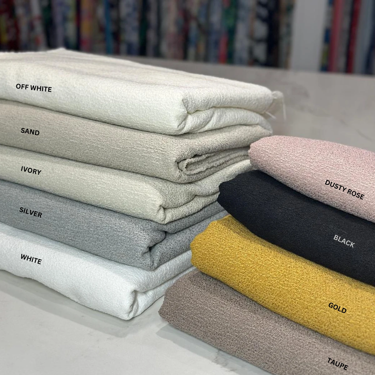 1pc. - Cloud Chenille Table Linen In Off White (108"x156" Banquet) 7 1pc. - Cloud Chenille Table Linen In Off White (108"x156" Banquet) - Image 7