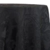 1pc. - Classic Jacquard Table Linen In Black (108"x156" Banquet)