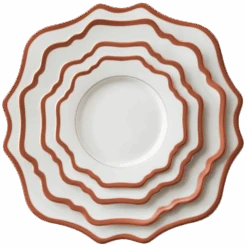 Casablanca Porcelain Collection In White/Rose Gold