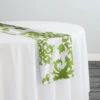 Newport Print (Dupioni) Table Runner In Avocado