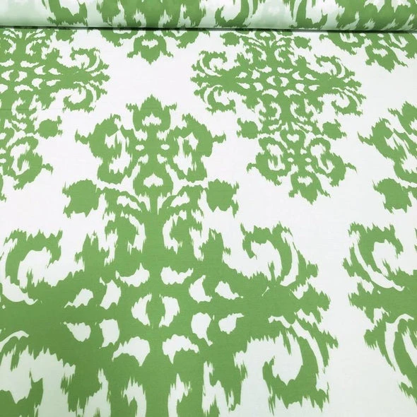 Newport Print (Dupioni) Table Runner In Avocado 3 Newport Print (Dupioni) Table Runner In Avocado - Image 3