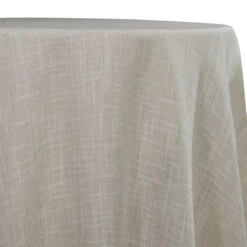 Poly Slub Table Linen In Beige