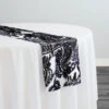 Princess Lace Table Runner In Black