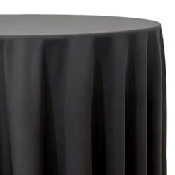 1pc - Scuba (Wrinkle-Free) Table Linen 58"x120" Banquet - Black