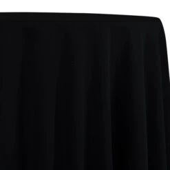 1pc - Premium Poly (Poplin) Table Linen 108"x156" Banquet - Black