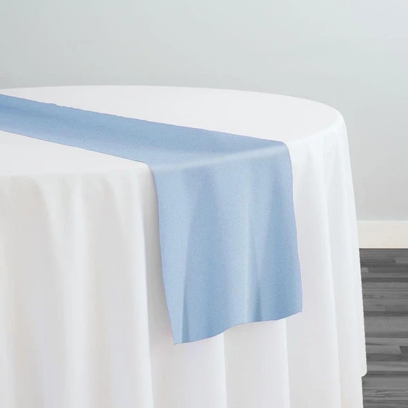 Premium Poly (Poplin) Table Runner In Blue 1123 1 Premium Poly (Poplin) Table Runner In Blue 1123