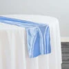 Bridal Satin Table Runner In Blue 120