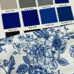 French Toile (Poly Print) Table Runner In Royal Blue -Urquid Linen Shop Blue 6e2ce95d a4e3 4730 9db3 cb15a35bfcfa