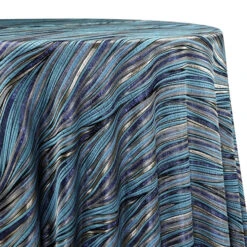 Allure Jacquard Table Linen In Blue