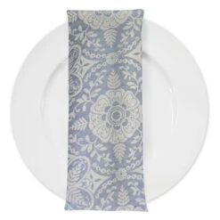 Morocco Jacquard (Reversible) Table Napkin In Blue