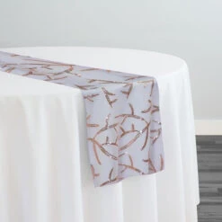 Brooks Sequins Table Runner In Blush