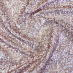 Taffeta Sequins Table Runner In Blush Matte -Urquid Linen Shop Blush Matte 5 1200 63635c84 46d4 438d b676 288d95b78348