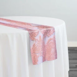 Princess Lace Table Runner In Blush