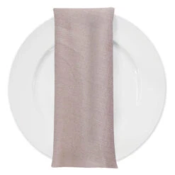Rustic Linen Table Napkin In Blush