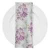 French Floral Table Napkin In Blush