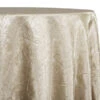 Crush Satin (Bichon) Table Linen In Bone