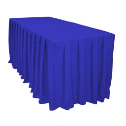 Polyester Banquet Fitted Tablecloths - Hospitality Line 23 Polyester Banquet Fitted Tablecloths - Hospitality Line -Urquid Linen Shop BoxedSkirtroyal