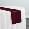Premium Poly (Poplin) Table Runner In Burgundy 1232