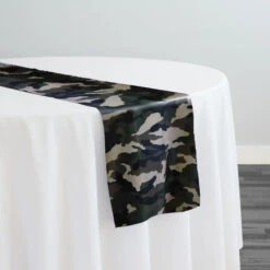 Camo Print Table Runner