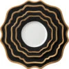 Casablanca Porcelain Collection In Black/Gold