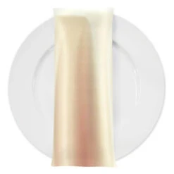 Lamour (Dull) Satin Table Napkin In Champagne 1340