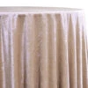 Lush Velvet Table Linen In Champagne