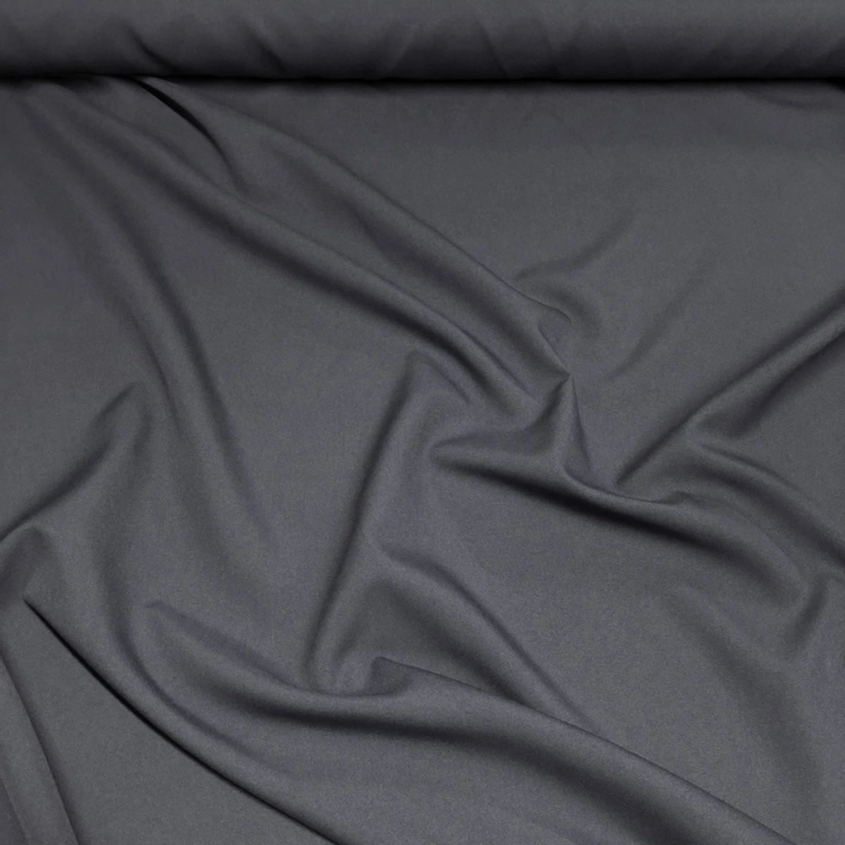 Premium Poly (Poplin) Table Linen In Charcoal 1480 2 Premium Poly (Poplin) Table Linen In Charcoal 1480 - Image 2