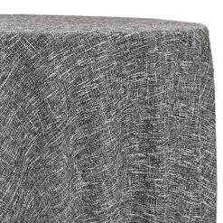 1pc - Capri Slub Linen Table Linen 58"x102" Banquet - Charcoal
