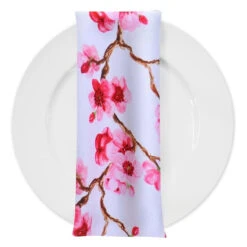 Cherry Blossom (Poly Print) Table Napkin