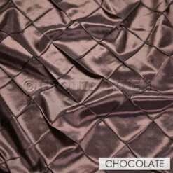 4" Pintuck Taffeta Banquet Fitted Tablecloths - Hospitality Line -Urquid Linen Shop Chocolate 0fd32f3a 6886 4146 9d78 92aa368b6f67