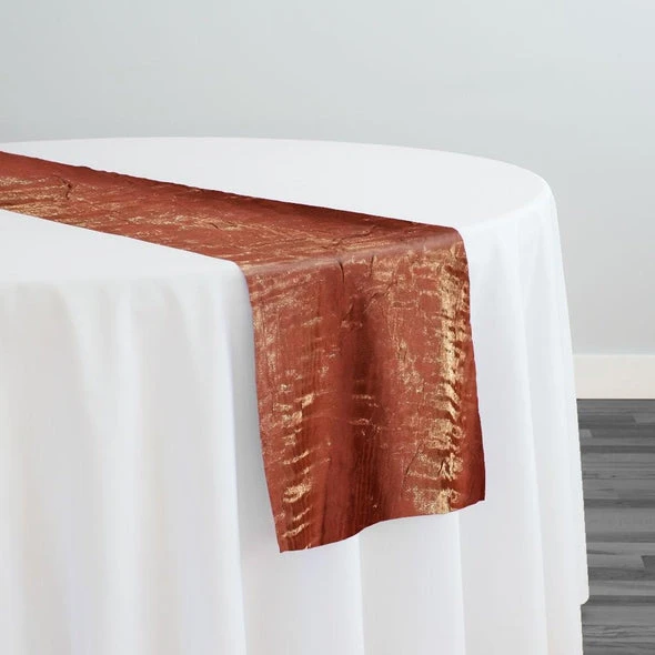 Crush Shimmer (Galaxy) Table Runner In Copper 17 1 Crush Shimmer (Galaxy) Table Runner In Copper 17
