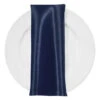 Shantung Satin (Reversible) Table Napkin In DK Navy