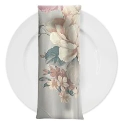 Dusk Bloom (Poly Print) Table Napkin