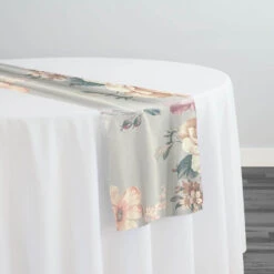 14pcs - Dusk Bloom (Poly Print) Table Runner 14"x108" Runner
