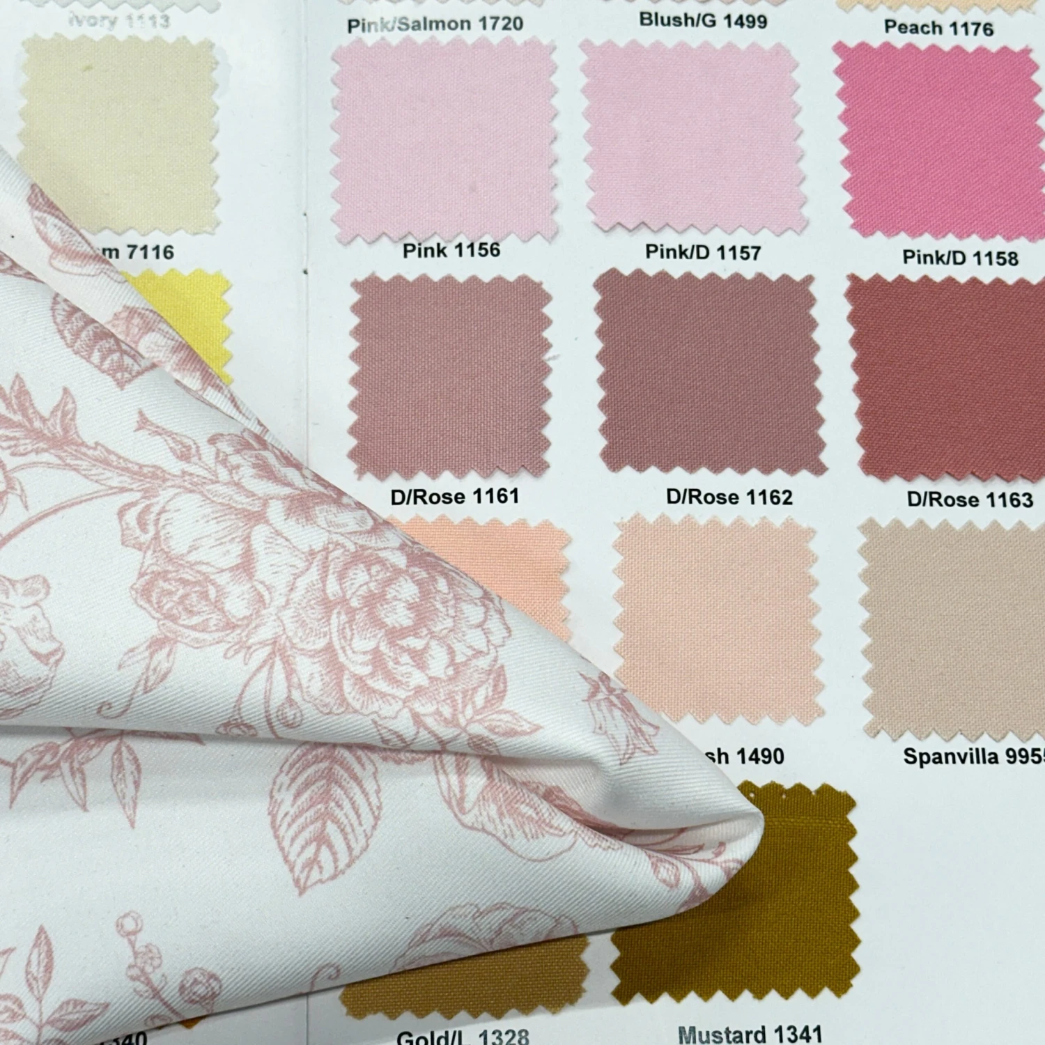 French Toile (Poly Print) Table Linen In Dusty Rose 4 French Toile (Poly Print) Table Linen In Dusty Rose - Image 4