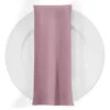 Premium Poly (Poplin) Table Napkin In Dusty Rose 1161