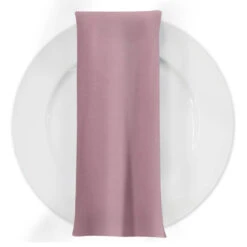 Premium Poly (Poplin) Table Napkin In Dusty Rose 1161