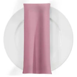 Premium Poly (Poplin) Table Napkin In Dusty Rose 1162