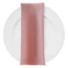 Lamour (Dull) Satin Table Napkin In Dusty Rose 1317
