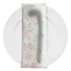 French Toile (Poly Print) Table Napkin In Dusty Rose