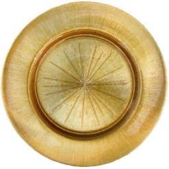 Metallic - Glass Charger Plate In Gold (Item # 0071) -Urquid Linen Shop GP 0071 Gold 0badcec6 4d66 401f 9ac2 a8ac143d9fa8
