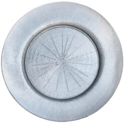 Metallic - Glass Charger Plate In Silver (Item # 0071) -Urquid Linen Shop GP 0071 Silver c218856f c00d 4616 a58a 5303404b41cc