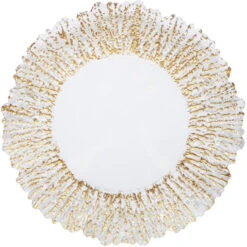 Floral - Glass Charger Plate In Gold (Item # 0238) 9 Floral - Glass Charger Plate In Gold (Item # 0238) -Urquid Linen Shop GP 0238 Gold dbb454c5 b70b 4801 a9a8 edb916f54df0