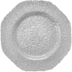 Hexagon - Glass Charger Plate In Silver (Item # 0248) 9 Hexagon - Glass Charger Plate In Silver (Item # 0248) -Urquid Linen Shop GP 0248 Silver 3d0e64a0 c284 4d5f ab3a 584712140d35