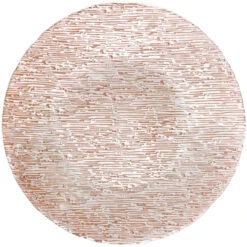 Static - Glass Charger Plate In Rose Gold (Item # 0290) -Urquid Linen Shop GP 0290 Rose Gold Clear f44026d6 163e 47ed b719 1771f0212837