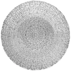 Webbed - Glass Charger Plate In Silver (Item # 0291) -Urquid Linen Shop GP 0291 Silver Clear 27cffba8 8731 4cd4 b31f b48de0ae129d